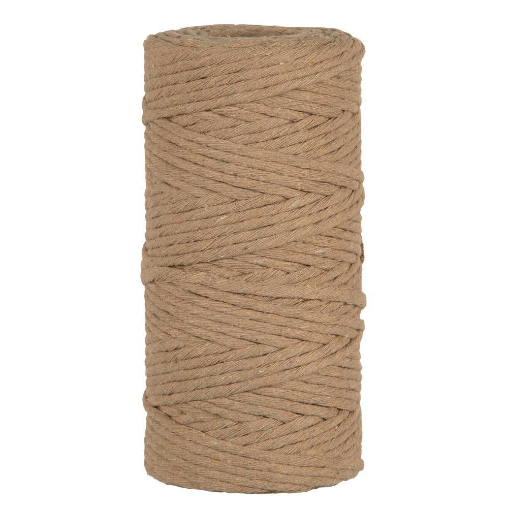 CORDA COTONE RICICLATO -COTTON YARN- MM 5X100 MT 300 GR BEIGE