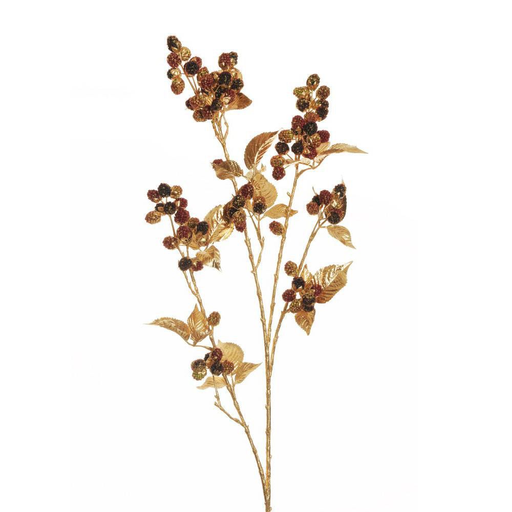 RAMO MORA SPRAY CM.107 ORO/VIOLA/ROSSO