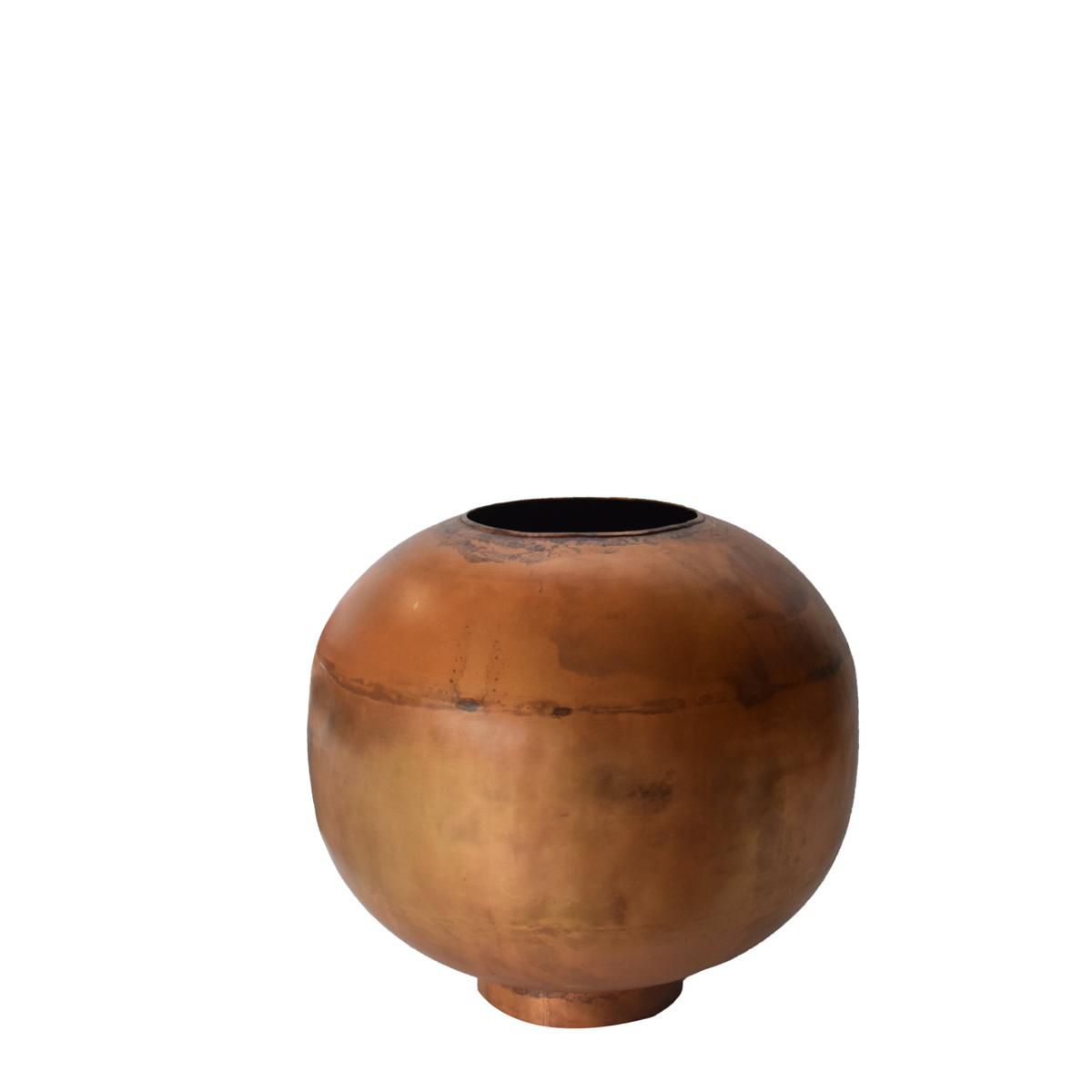 VASO METALLO D.35 H.29CM (L) -INDIA- ORO