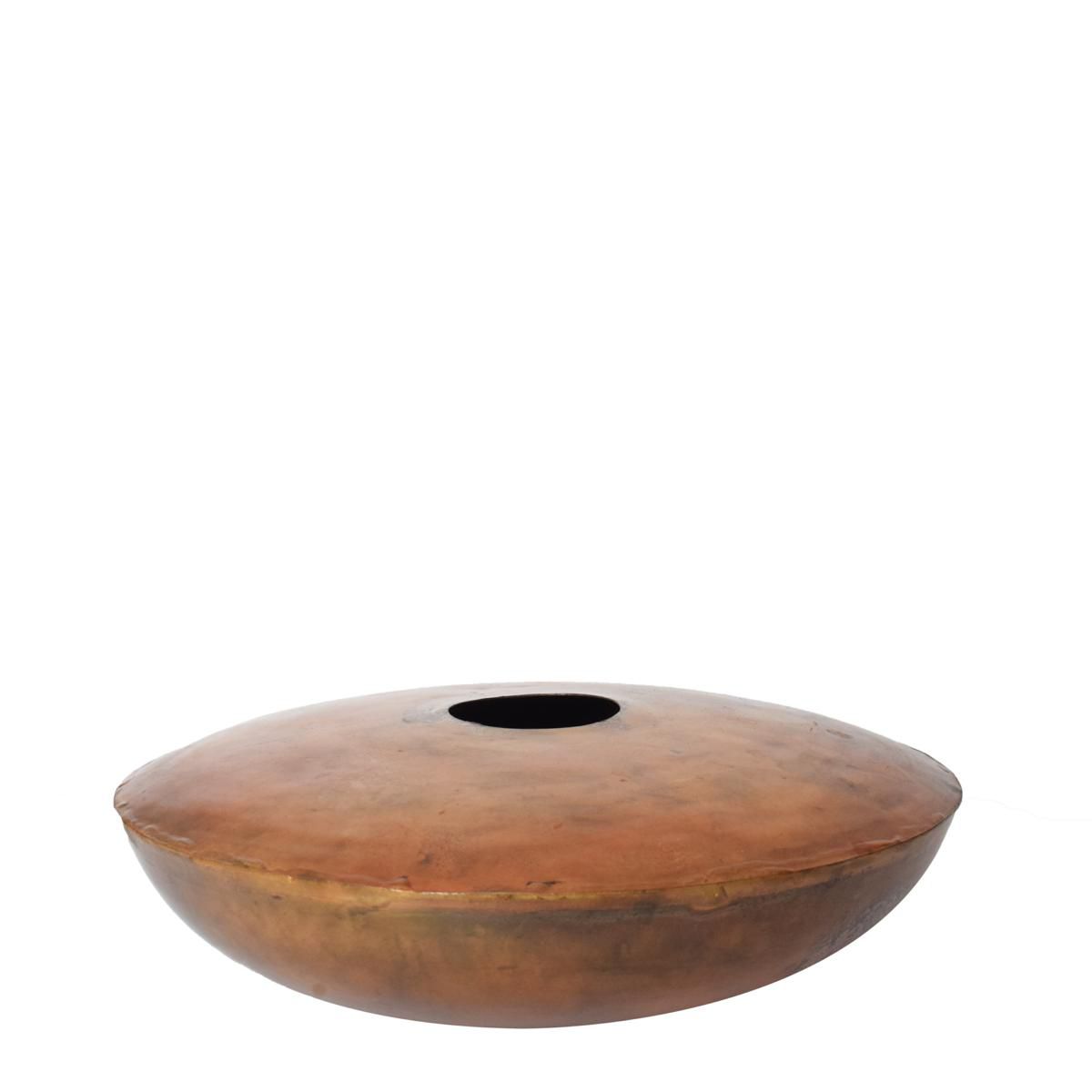 VASO METALLO D.36 H.9 CM (L) -INDIA- ORO