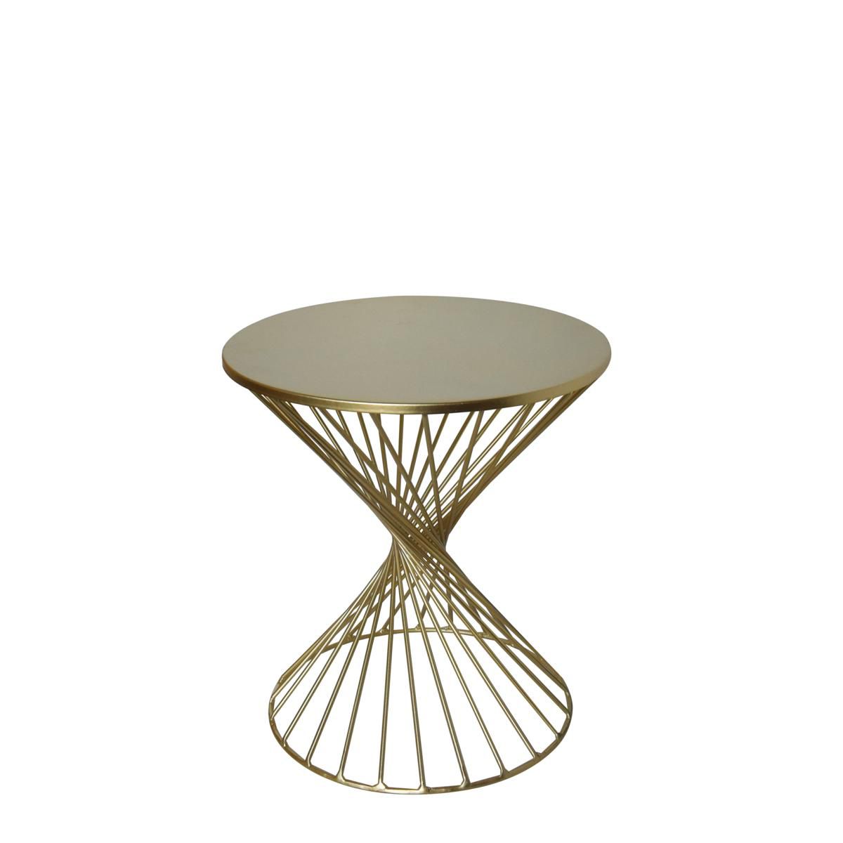 ALZATA CIRCOLARE D.30 H.30 CM (L) METALLO -LUXURY- ORO