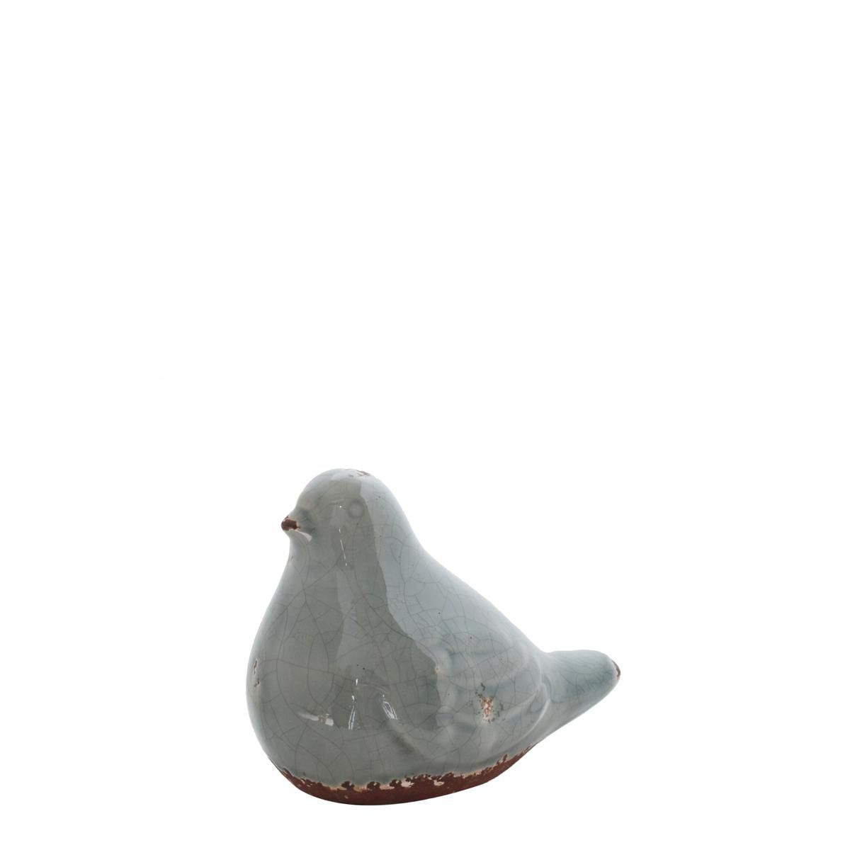 UCCELLINO CERAMICA 17,5X11 H.13,5 CM L SANTORINI CARTA DA ZUCCHE