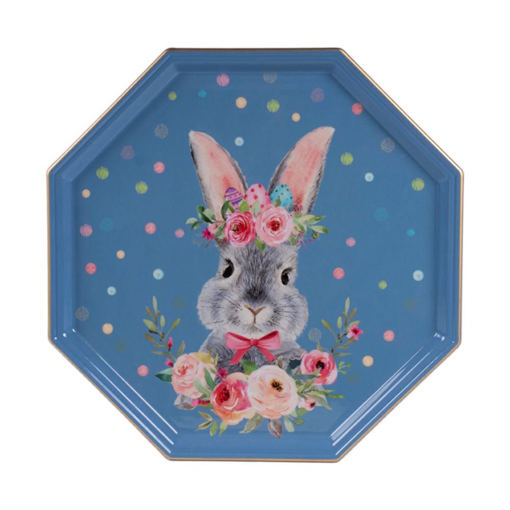 SOTTOPIATTO POLY -CONIGLIO- DM.34 CM BLU