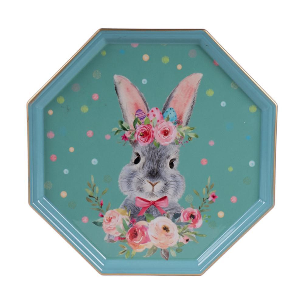 SOTTOPIATTO POLY -CONIGLIO- DM.34 CM VERDE