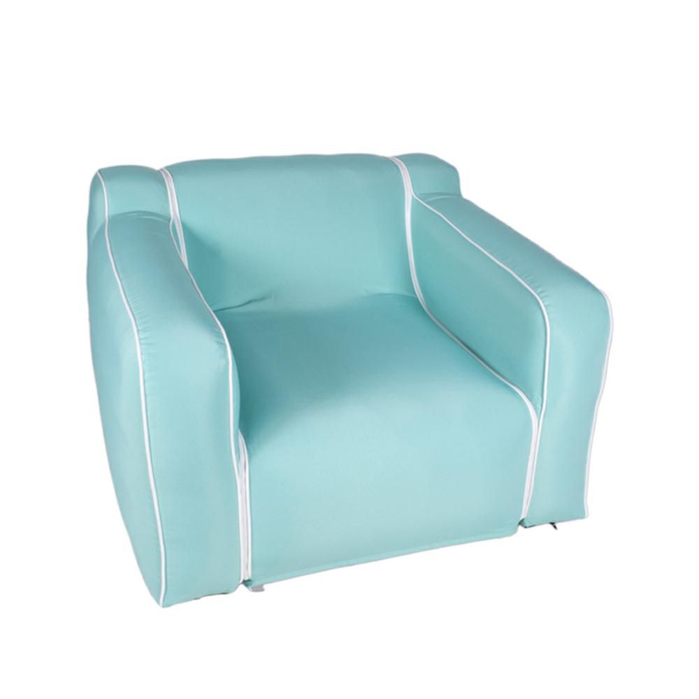 POLTRONA POLY GONFIABILE 90X60X70 CM H.30 CM TURCHESE