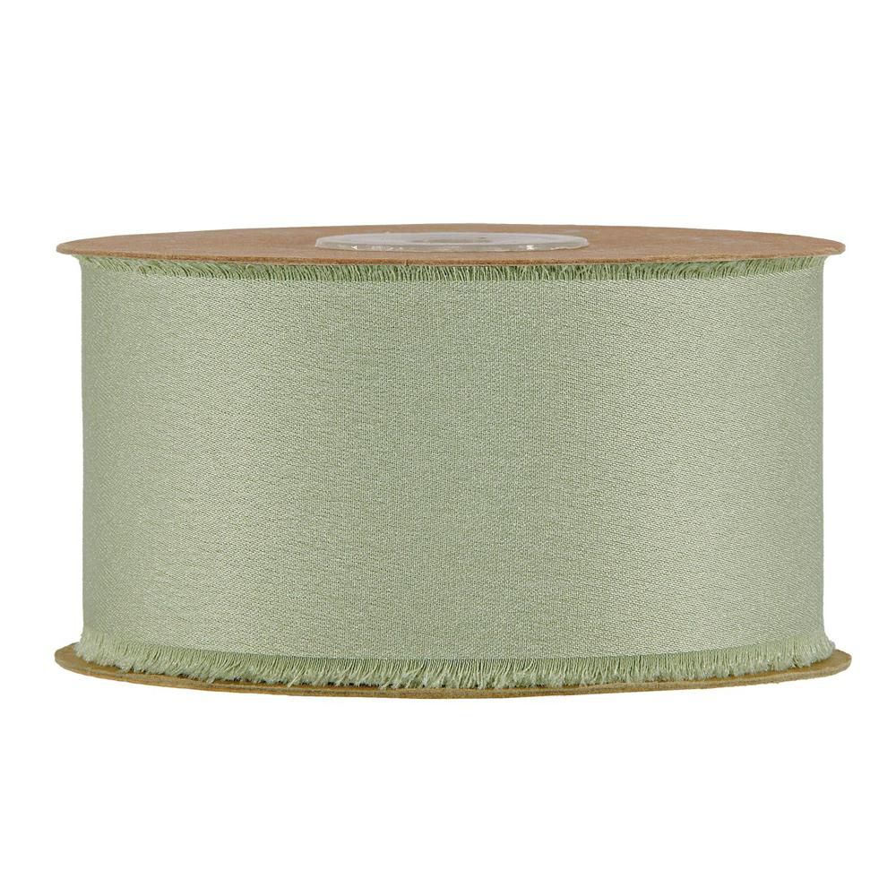 NASTRO SIMIL SETA 50MM 10MT -AMELIE- VERDE