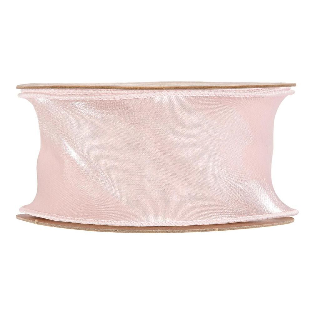 NASTRO CHIFFON C/BORDO ANIMATO 45MM 10MT -MARIO- ROSA