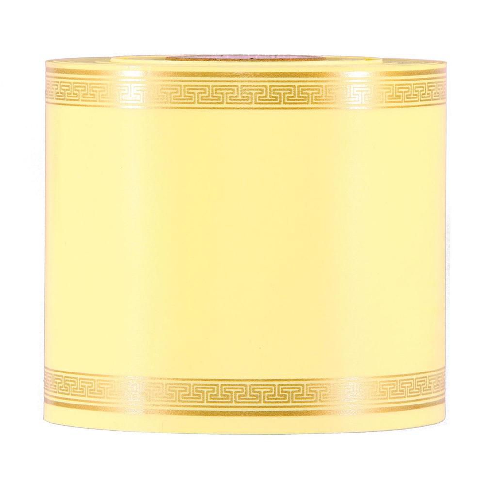 NASTRO POLY STAMPABILE FUNEBRE LAURO CM 7,5 50 MT 0,15 MM CREMA