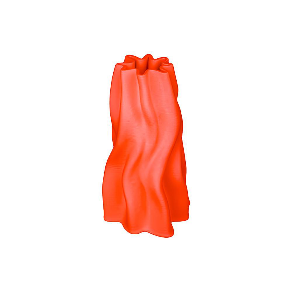 VASO CERAMICA 3D 12X10 CM H.22 CM -FIDIA- ARANCIONE