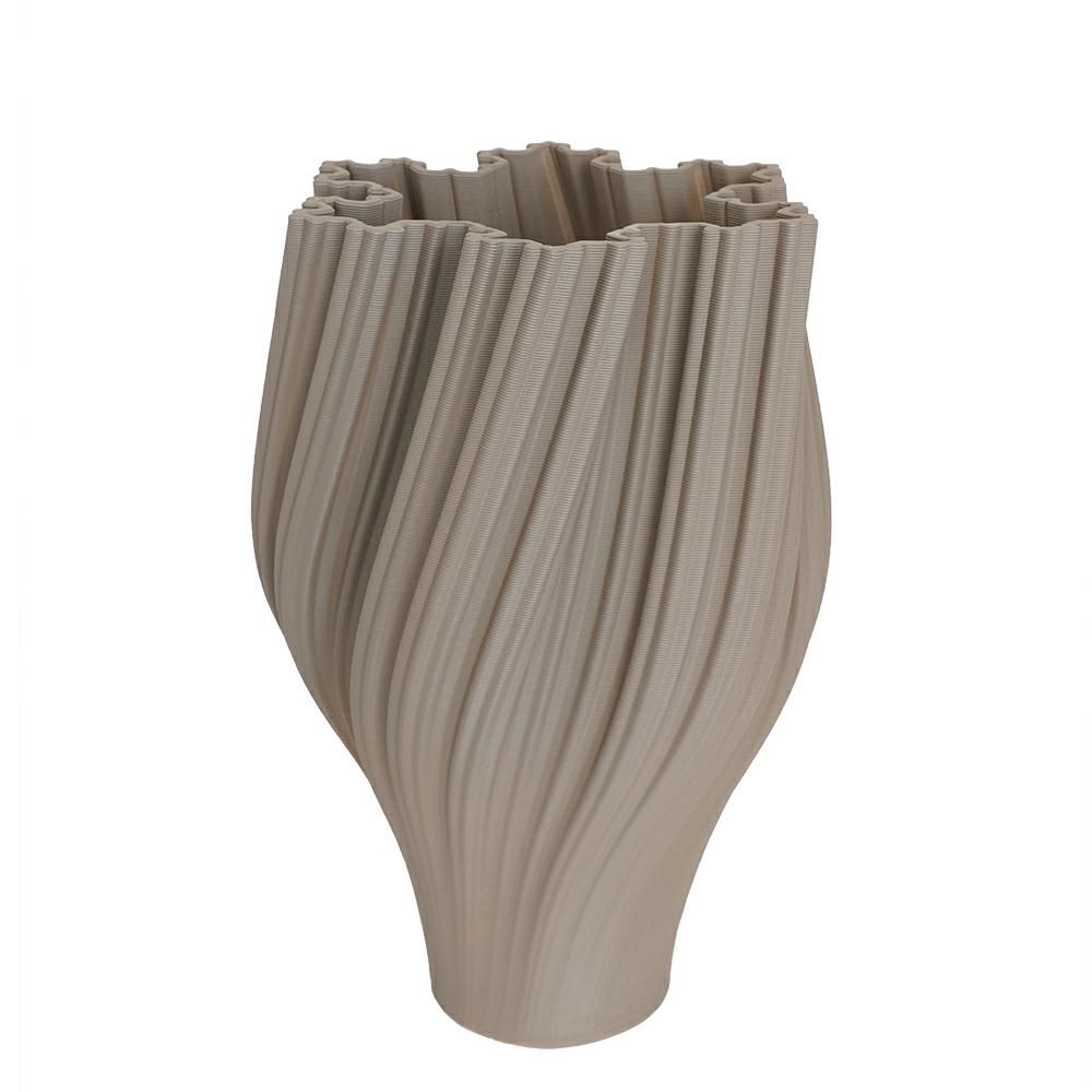 VASO CERAMICA 3D D.25 CM H.38 CM (L) -FIDIA- KAKI
