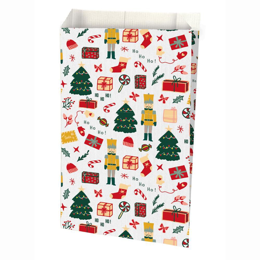 SACCHETTI CARTA 24X7,5 H.41CM-NOELLA-CONF.PZ.150 RSS/VRD/NTRL