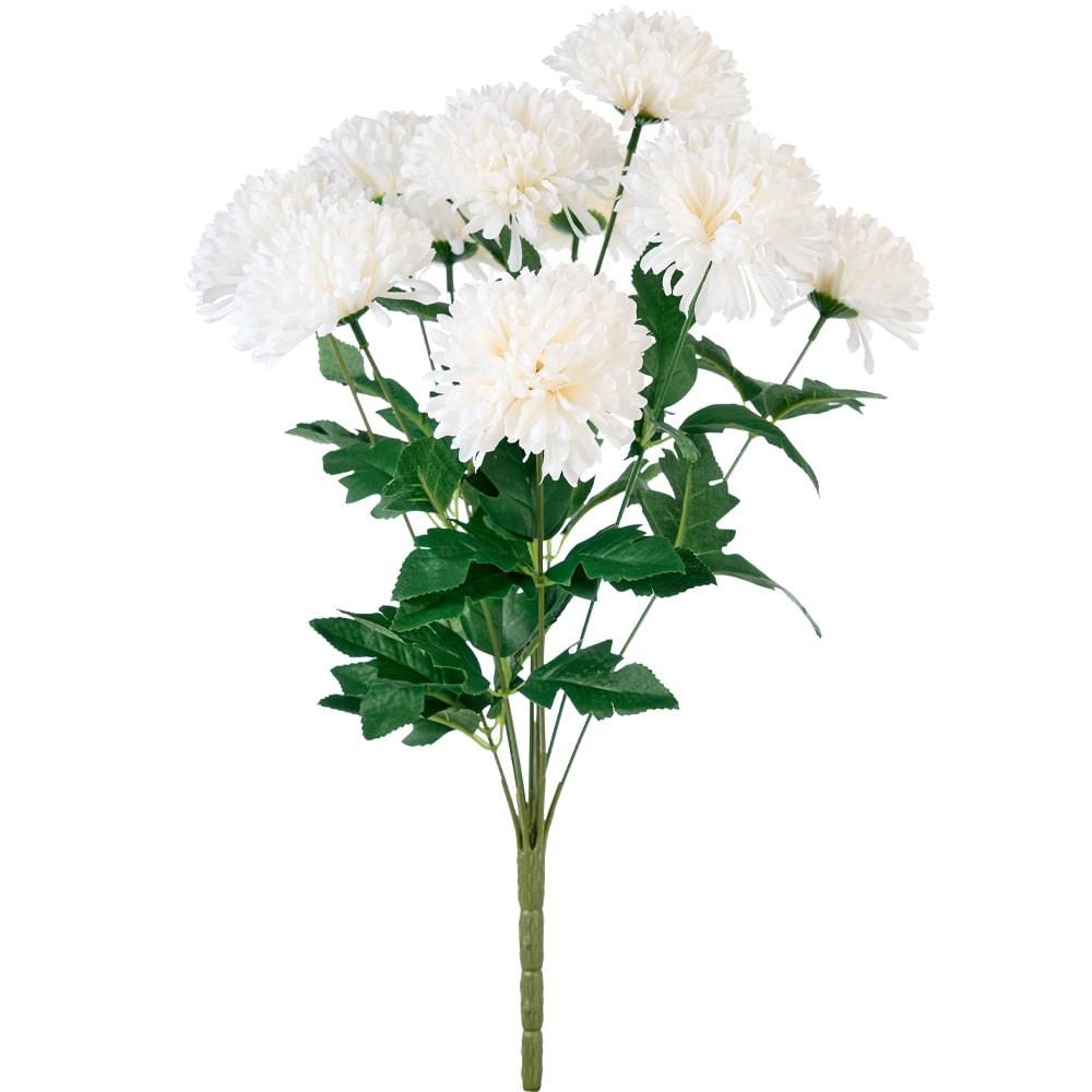 DALIA PON PON BUSH 10X CM.48 BIANCO