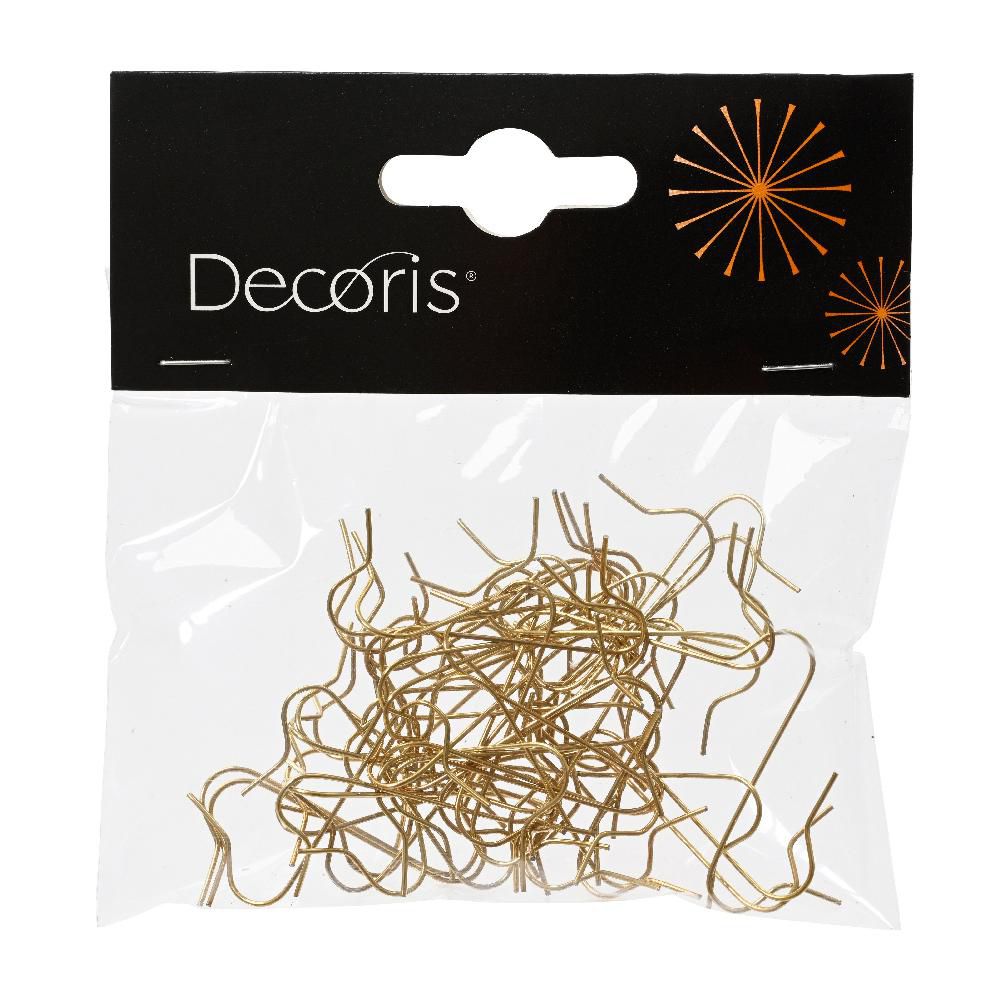 GANCIO FERRO PER SFERE H.3,5 CM PZ.50 ORO