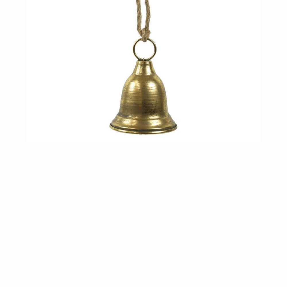 CAMPANA METALLO D’APPENDERE D.10 CM H.10,5 CM ORO