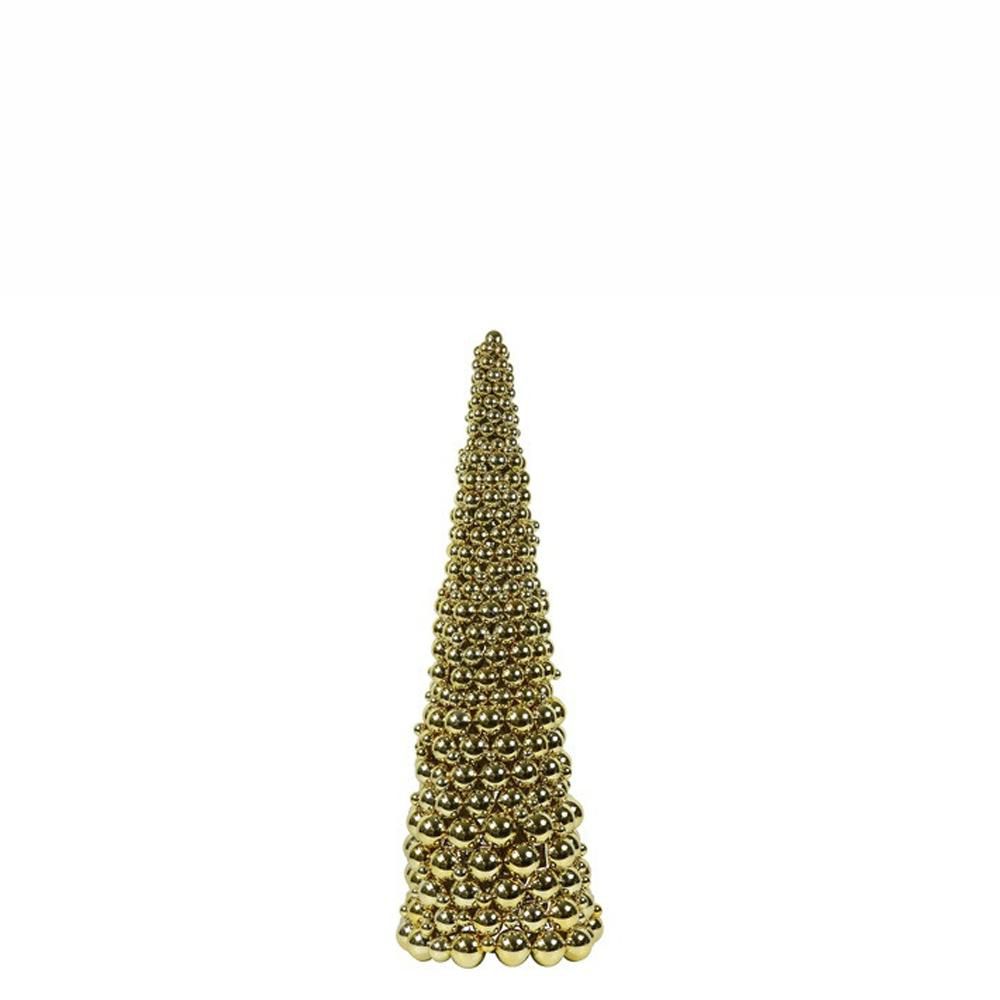 ALBERO NATALE POLY-BOULE M- D.33 CM H.94 CM ORO