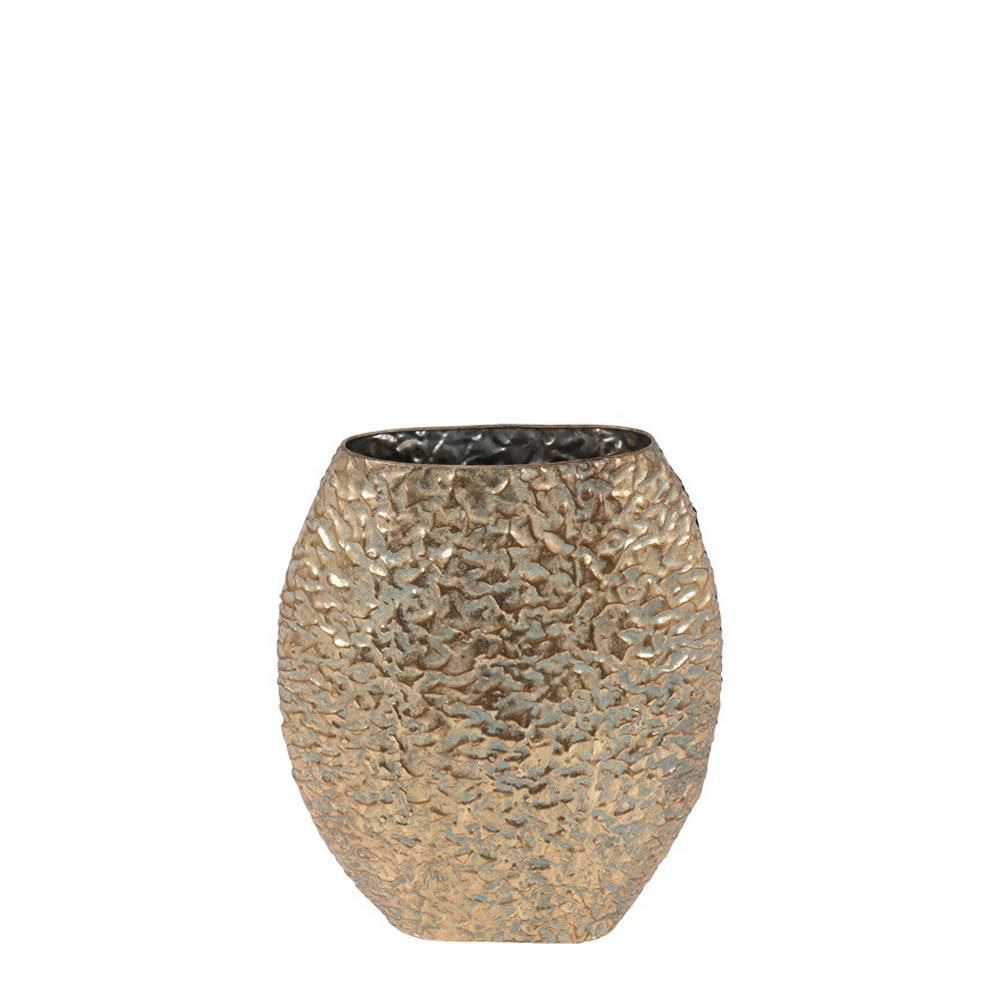 VASO METALLO 44,5X15 CMH.56,5 CM -LISA BO S- ORO
