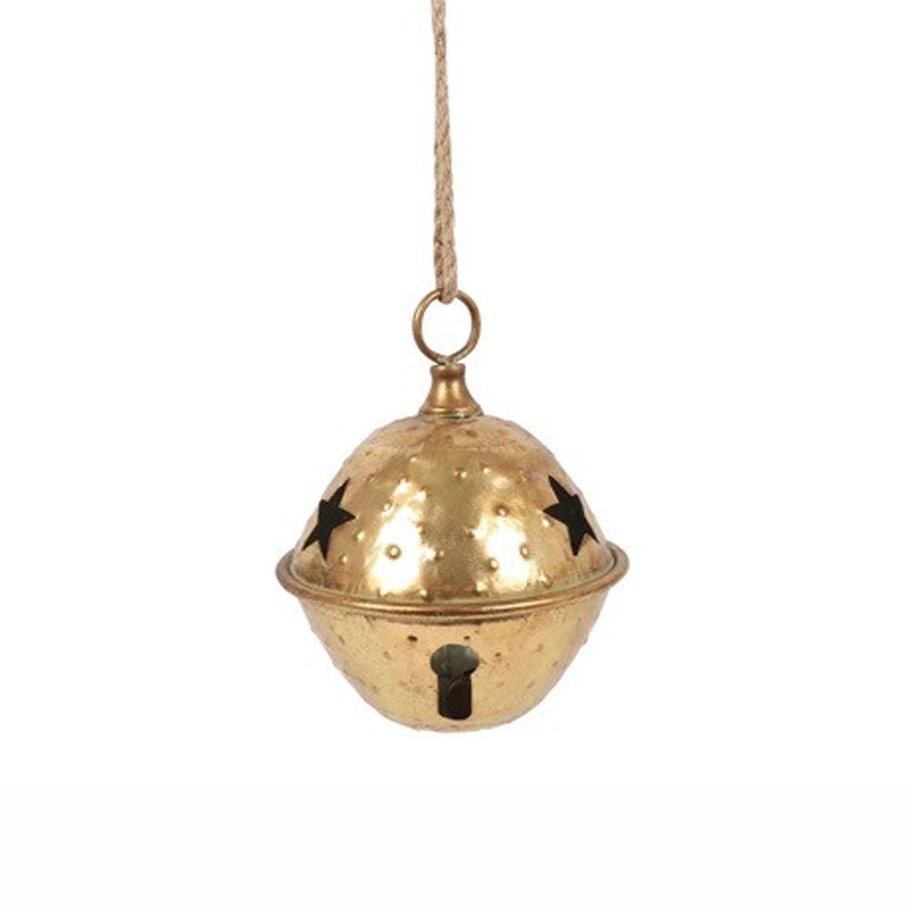 CAMPANELLO D/APP. -BENNY S- D.17,5 CM H. 22 CM ORO