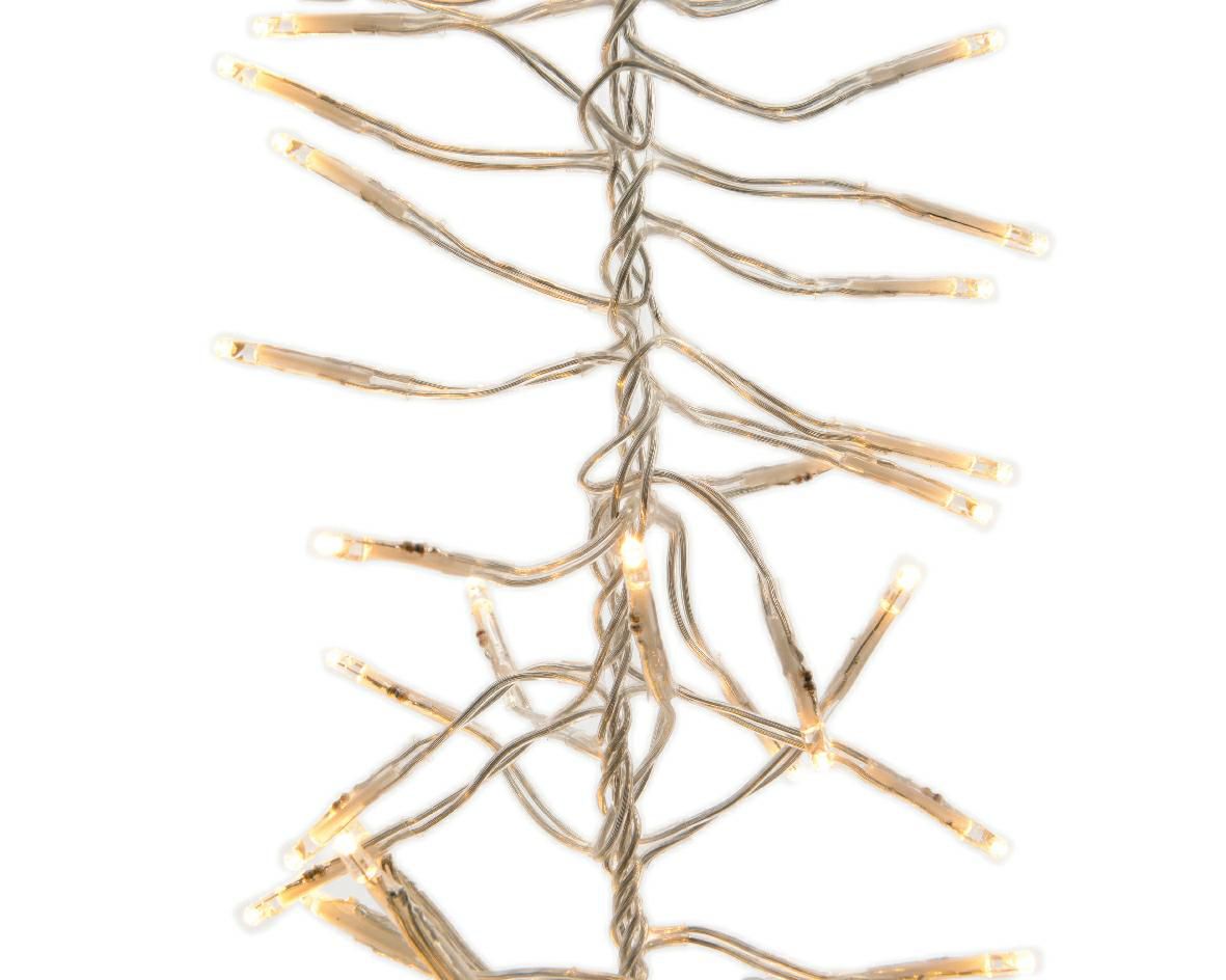 FILO 1512 MICROLED CLUSTER 14MT L.CALDA/F.TRASPARENTE 8INT.ESTER