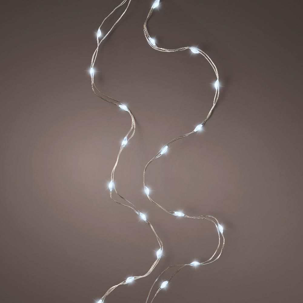 FILO 60 MICROLED 295CM L.FREDDA/F.ARGENTO BATTERIA INTERNO