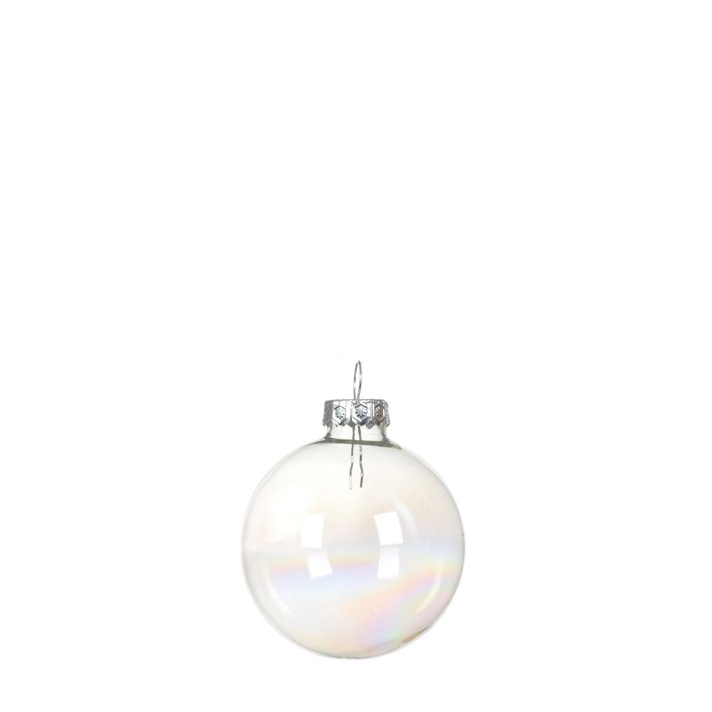 SET 10 SFERE VETRO MM.60 LUCIDO IRIDESCENTE