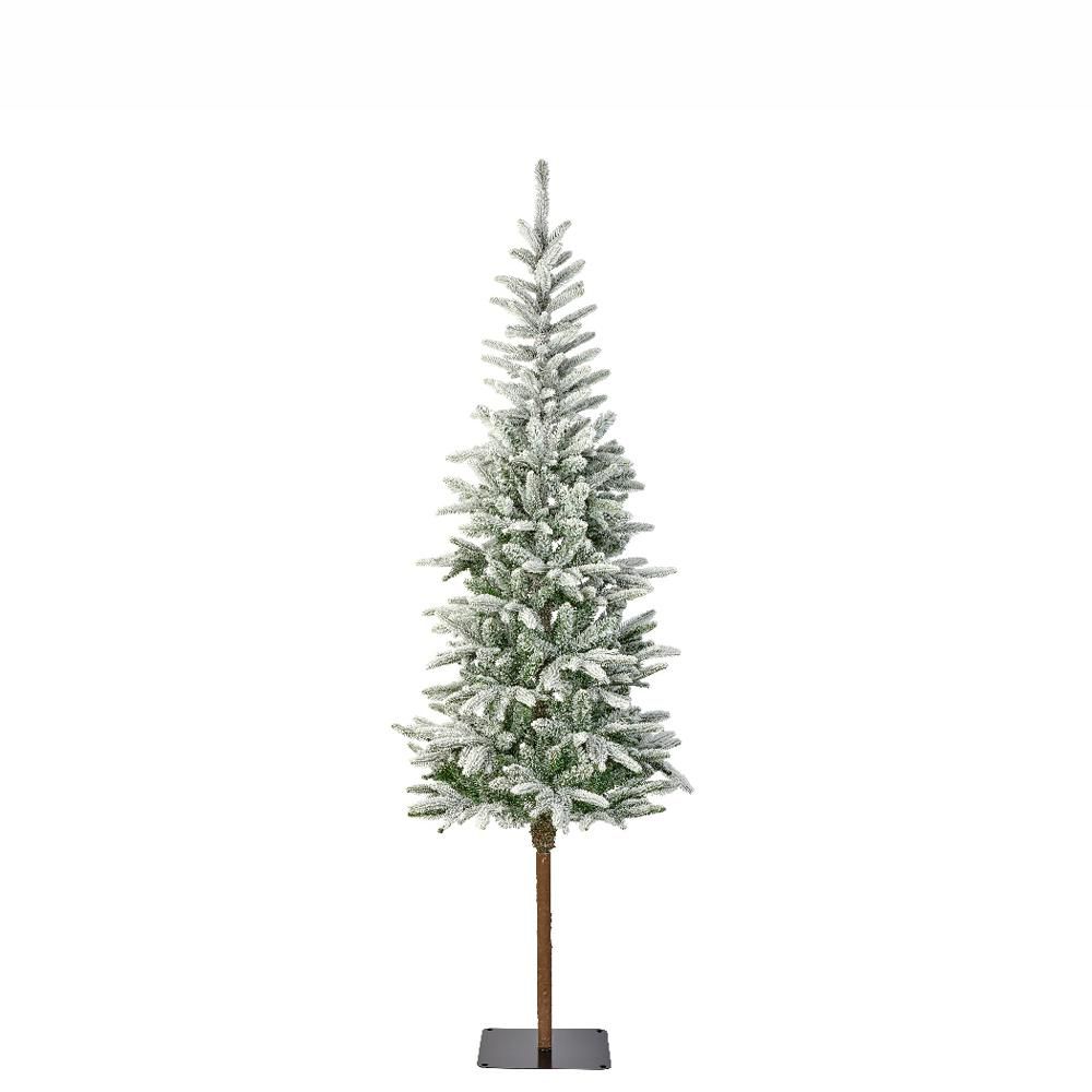 ALBERO NATALE SLIM -ALBACH- H.210 D.75 CM INNEVATO