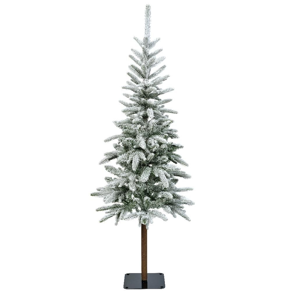ALBERO NATALE SLIM -ALBACH- H.300 D.100 CM INNEVATO