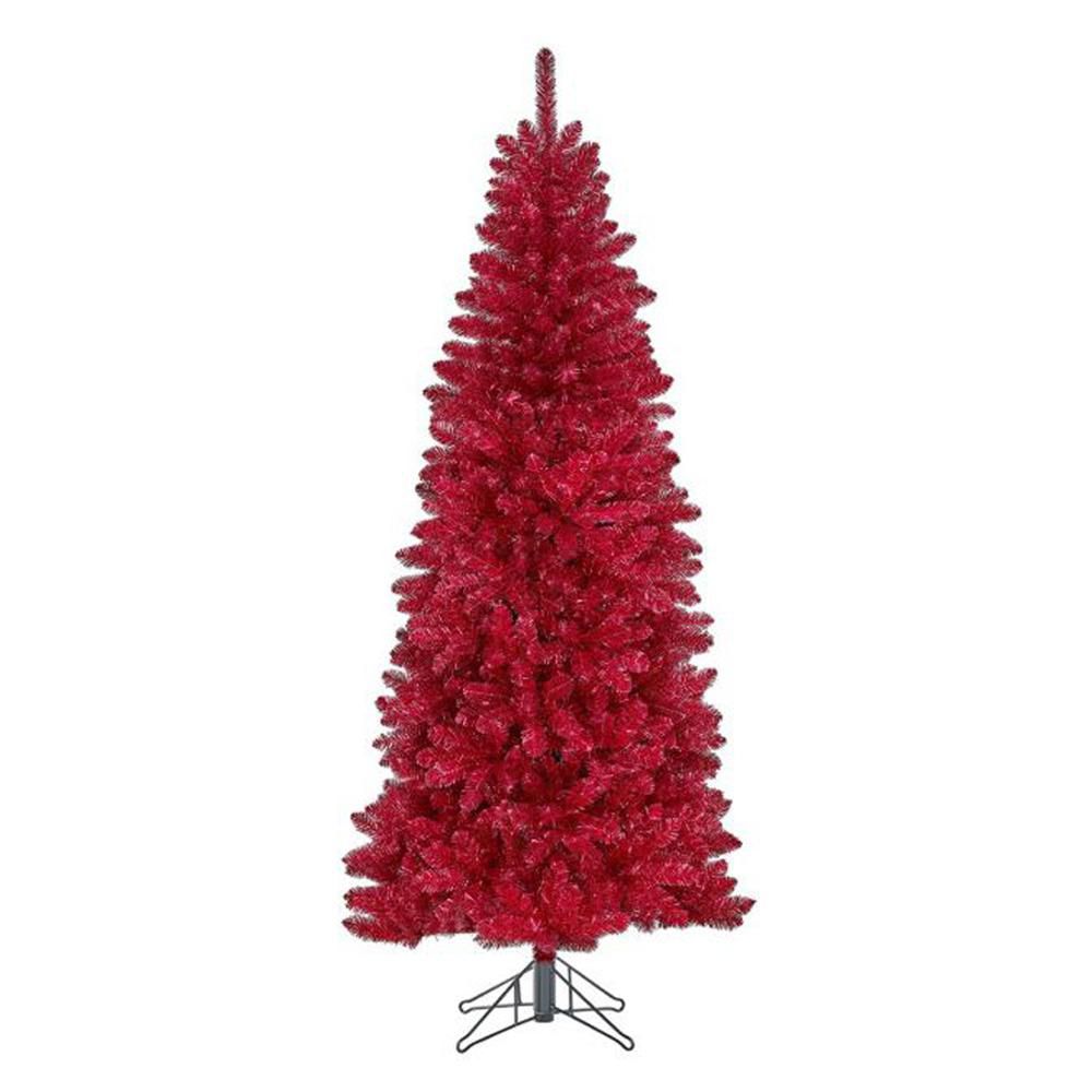 ALBERO NATALE -COLCHESTER- H.230 D.99 CM TIPS 1113 ROSSO