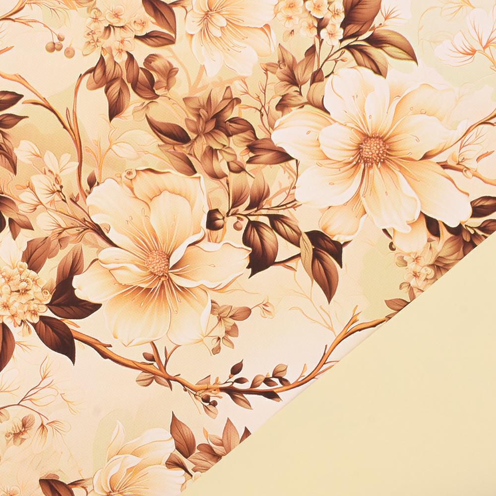 BOBINA PPL C/FIORI 1X25MT -CELESTIAL- CREMA