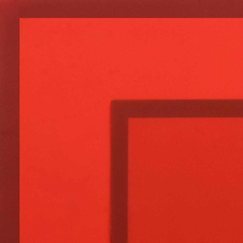 FOGLIO PPL GLAMOUR C/QUADRATO CM 50X50 50MY 25 PZ. ROSSO