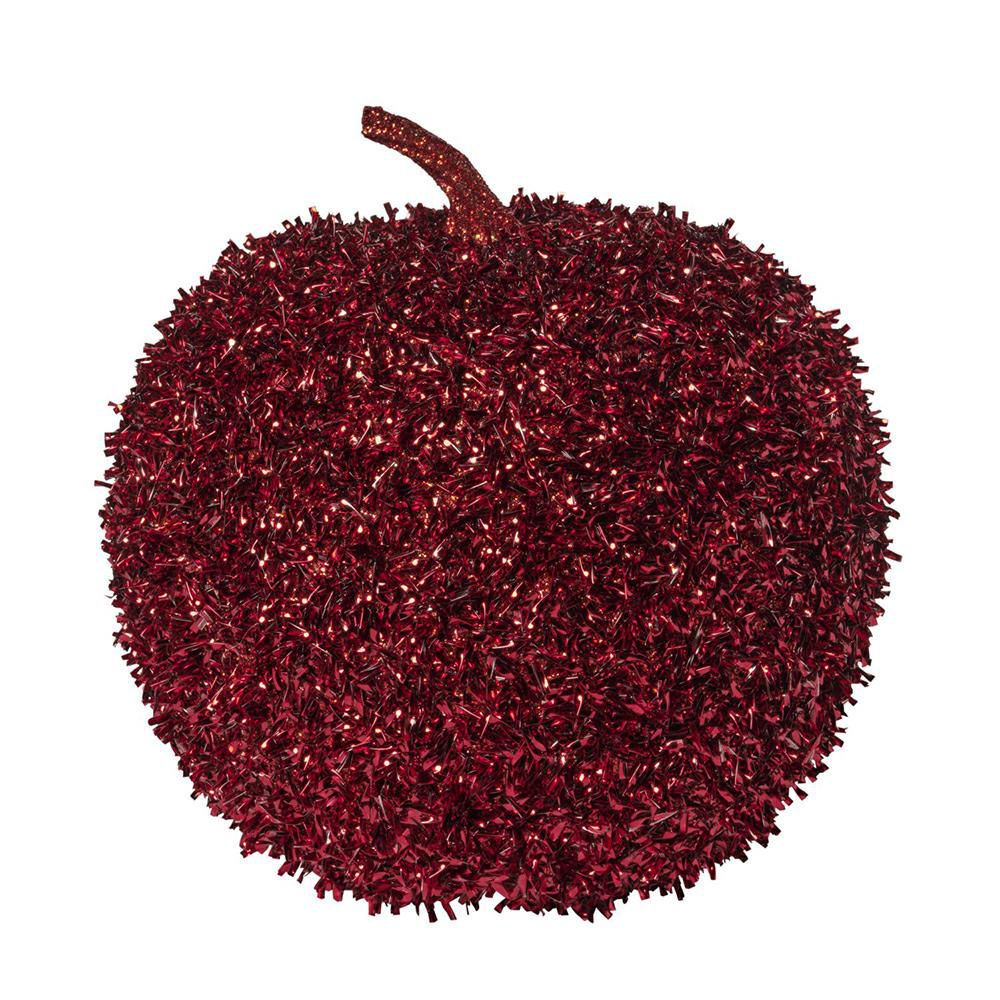 MELA POLY GLITTERATA D.20 CM ROSSO