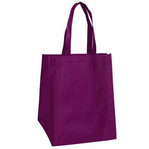 SET 10 SHOPPERS TNT PORTAPANETTONE 31X31X40 CM BORDEAUX