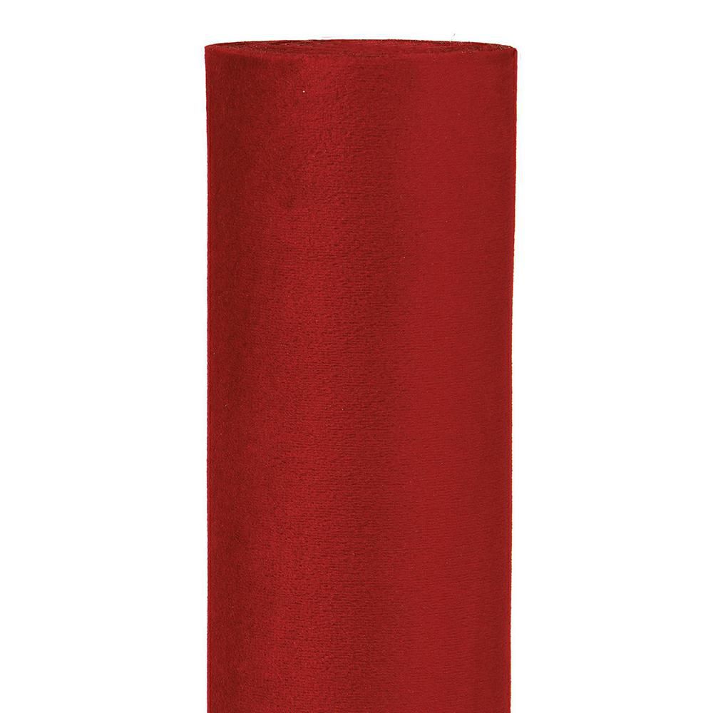 RUNNER VELLUTO CM 48X1,8 MT ROSSO