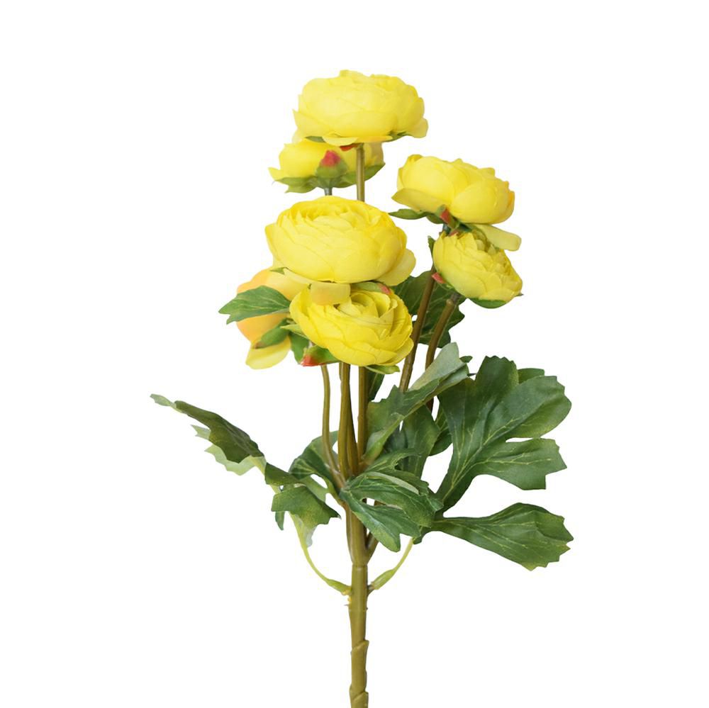 RANUNCOLO BOUQUET 7X CM.34 GIALLO