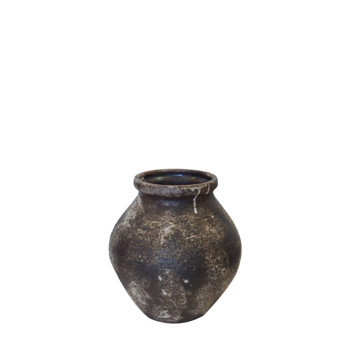 VASO TERRACOTTA D.20 H.21 CM -SALENTO- MARRONE