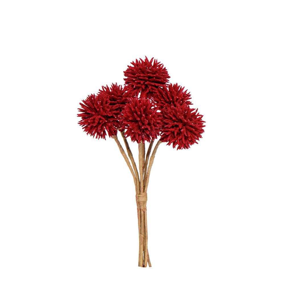 SET 12 BUSH CARDO DA 6 PZ. CM.12 BORDEAUX