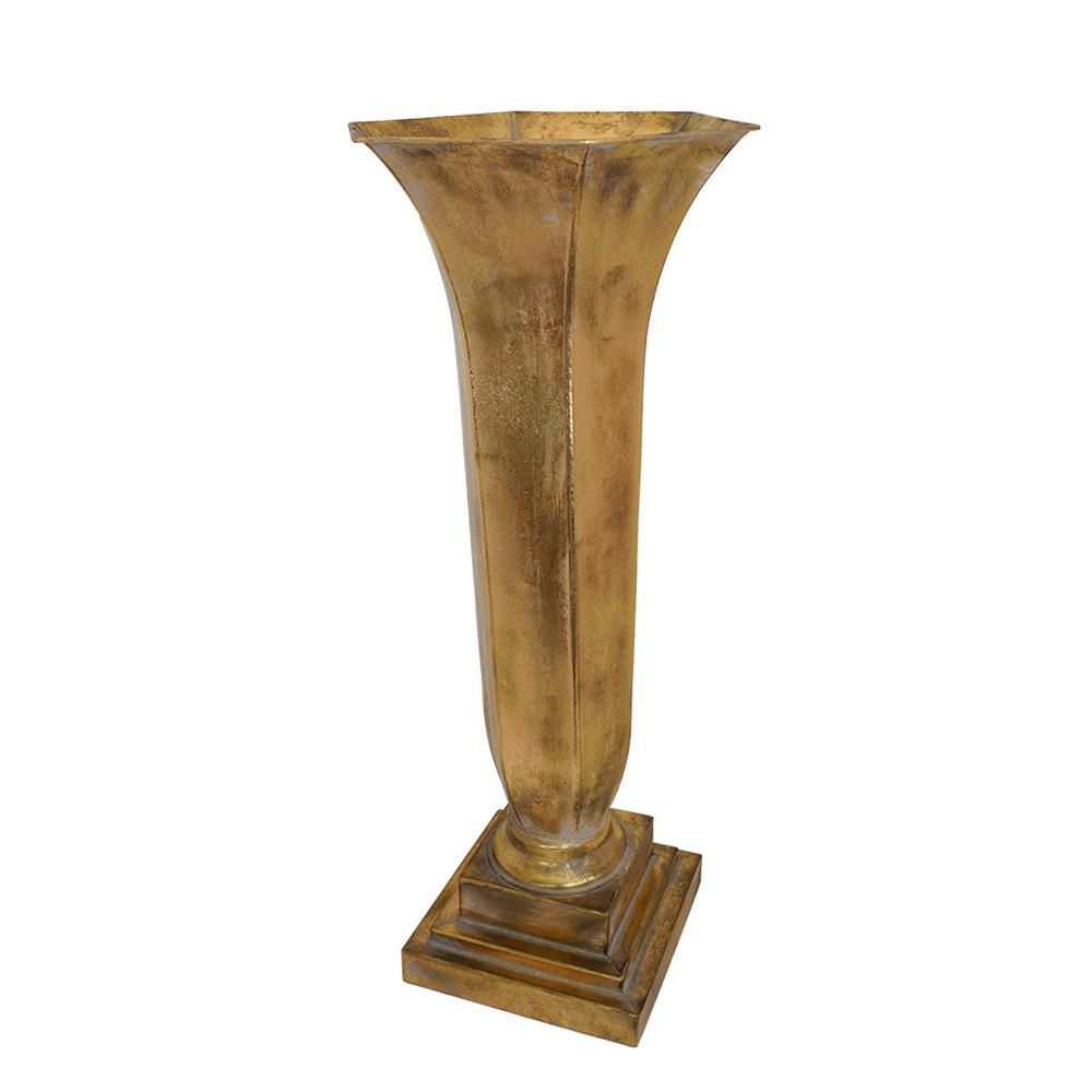 COPPA METALLO 31X27 CM H.69 CM -EUGANEA- ORO