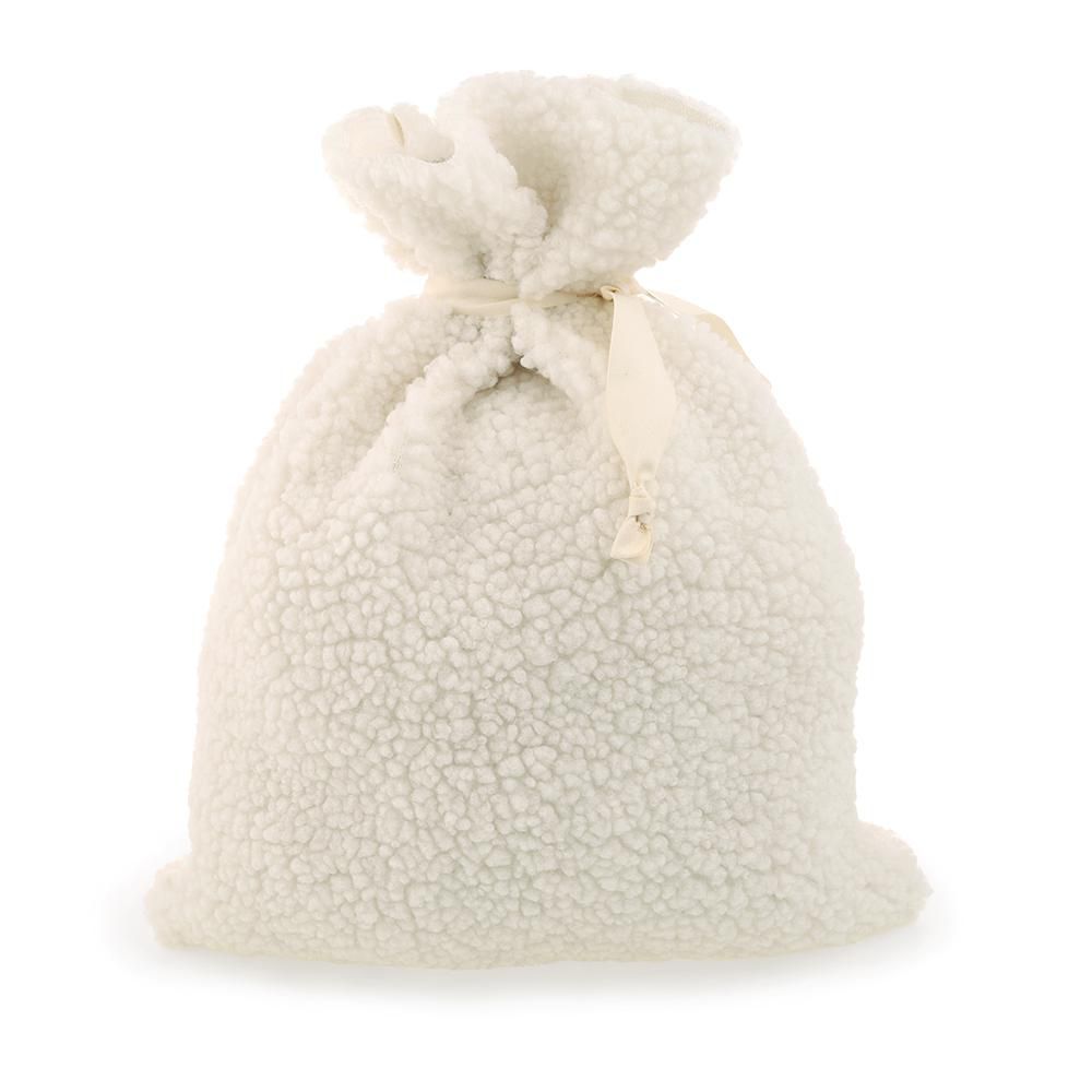 SET 5 SACCHETTI PELLICCIA -TEDDY- 39X30 CM BIANCO