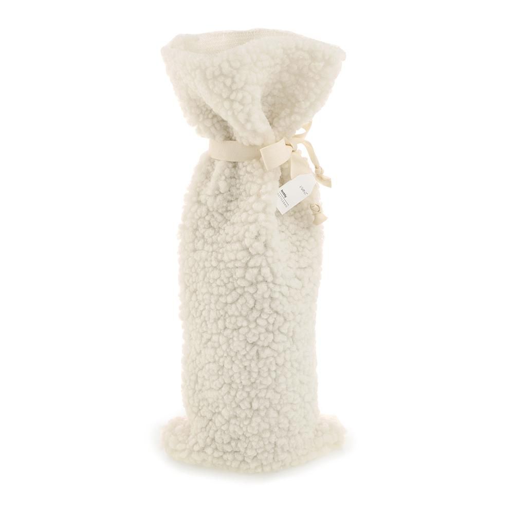 SACCHETTO PELLICCIA -TEDDY- 36X14 CM BIANCO
