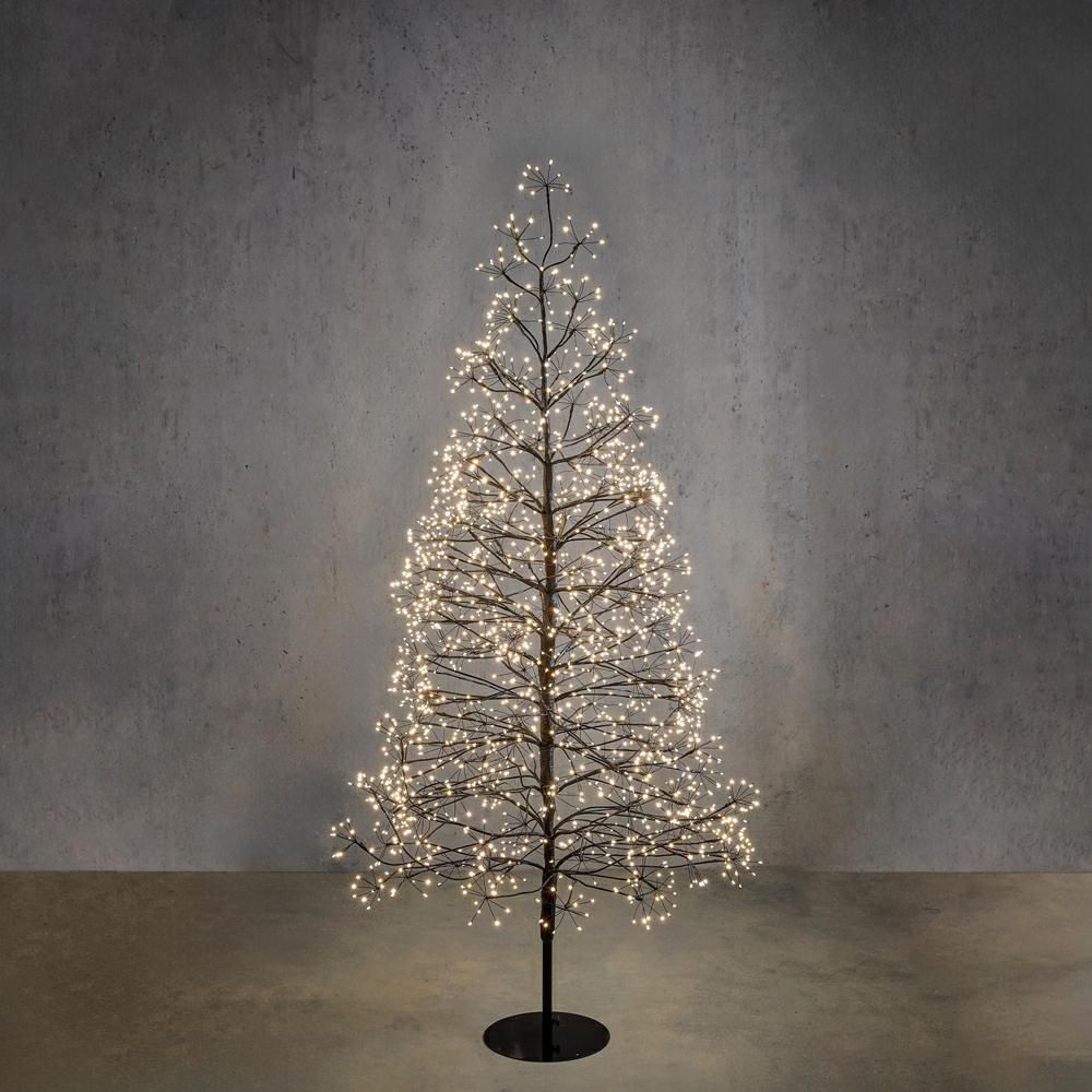 ALBERO 2100 MICROLED D.80 CM H.180 CM LUCE CALDA – NERO
