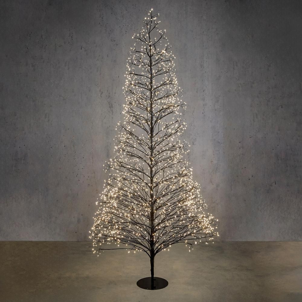 ALBERO 3000 MICROLED D.100 CM H.210 CM LUCE CALDA – NERO ALBERO 3000 MICROLED D.100 CM H.210 CM LUCE CALDA – NERO