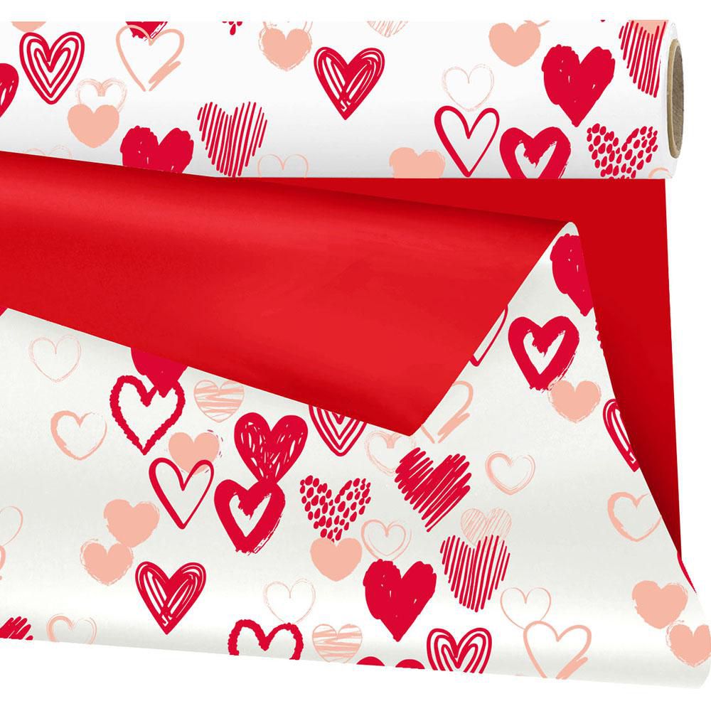 BOBINA PPL -DUOMAT- CM 0,79X25 MT -MY LOVE- ROSSO/BIANCO