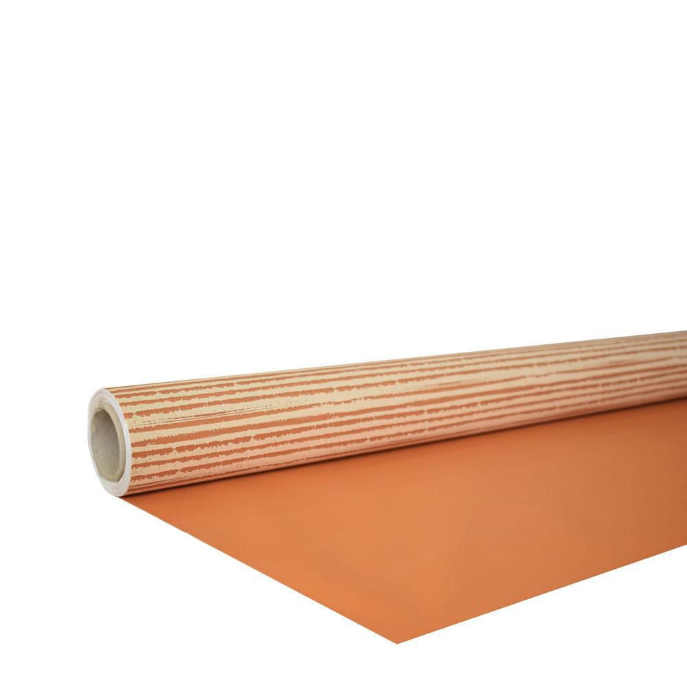 BOBINA PPL -LINEE- CM 100X25 MT CANNELLA/CREMA