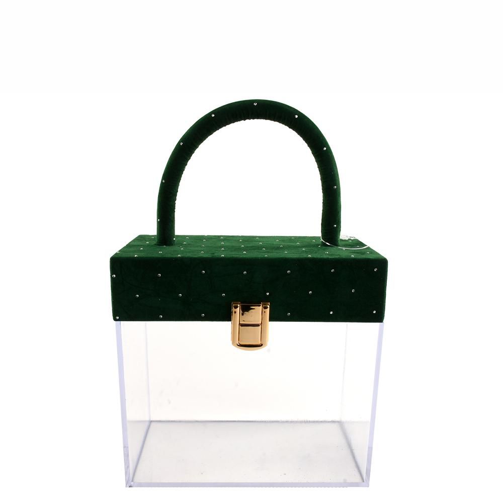 SCATOLA/BORSA REGALO QUADRATA 17X10,3X16 CM VERDE SCATOLA/BORSA REGALO QUADRATA 17X10,3X16 CM VERDE