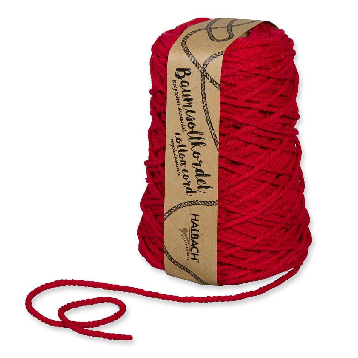 CORDA COTONE 5MM 80MT ROSSO