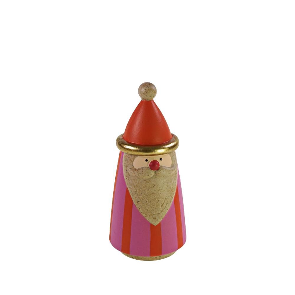 BABBO NATALE IN FIBRA DI BAMBOO 11X23,5 CM FUCSIA/ROSSO