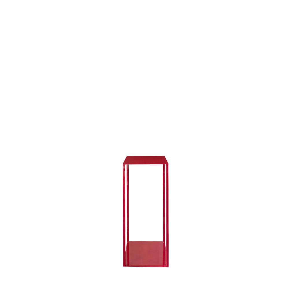 ALZATA FERRO BASE QUADRATA 30X30 CM H.70 CM FUCSIA