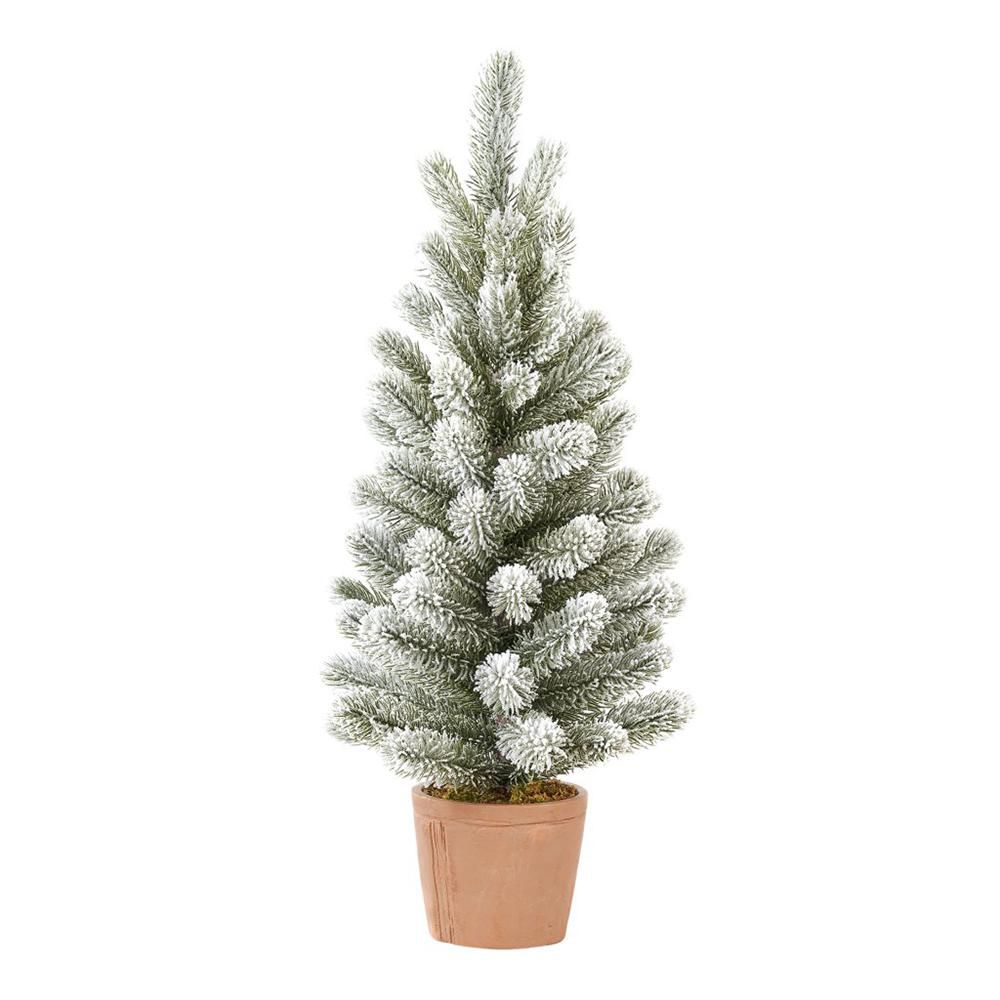 ALBERO PINETTO C/VASO -VIRGINIA- H.65 CM INNEVATO