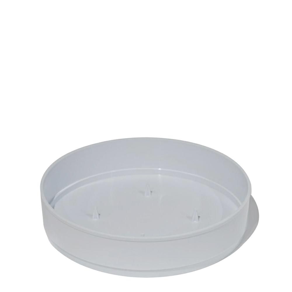 CIOTOLA PLASTICA OLYMPIA C/FSP.D.18 CM H.4 CM CONF.PZ.12 BIANCO