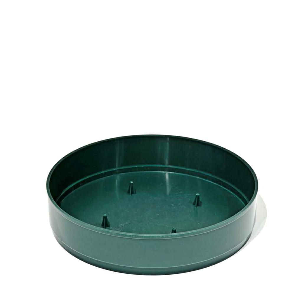 CIOTOLA PLASTICA OLYMPIA C/FSP.D.20 CM H.4 CM CONF.PZ.13 VERDE