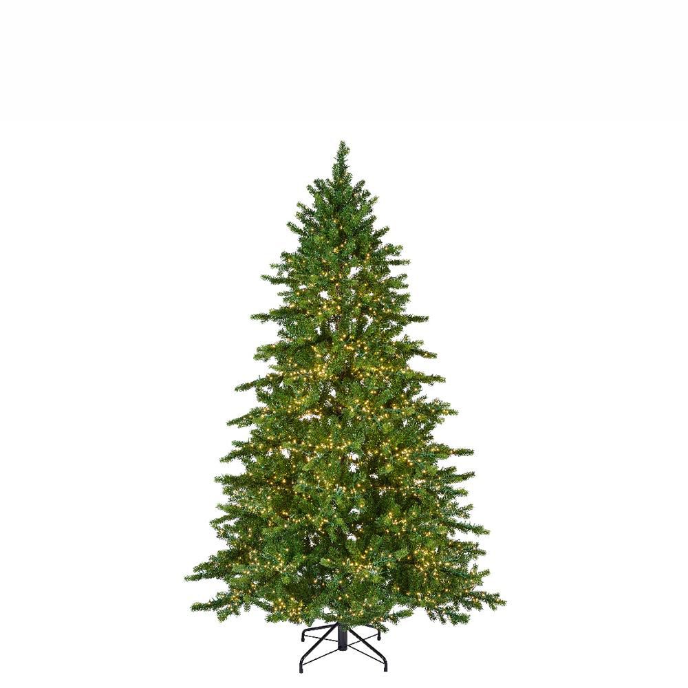 ALBERO NATALE C/ LED -GALLOWAY SPRUCE- D.130 H.210 CM VERDE